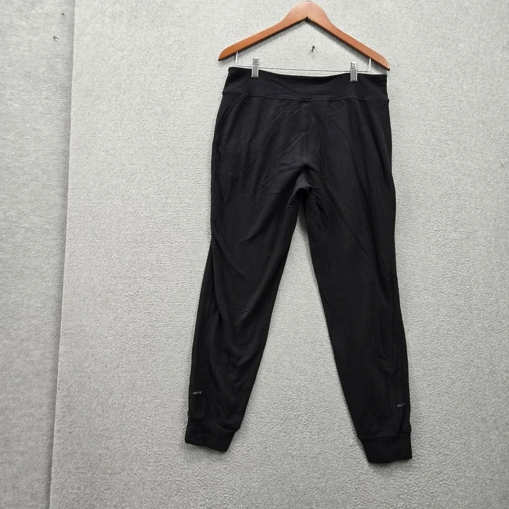 Lululemon Women Activewear Pants 10 Black Joggers High Rise Pockets 28